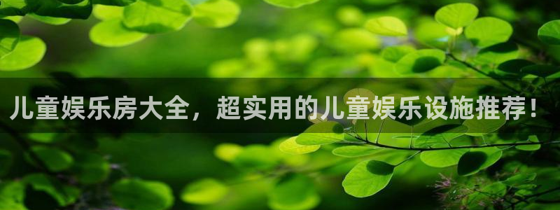 OB视讯3登陆：儿童娱乐房大全，超实用的儿童娱乐设施推荐！