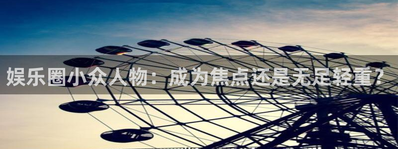OB视讯2登录地址：娱乐圈小众人物：成为焦点还是无足轻重？